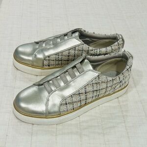 Kenneth Cole Reaction Silver and Tweed Women's Sneakers
